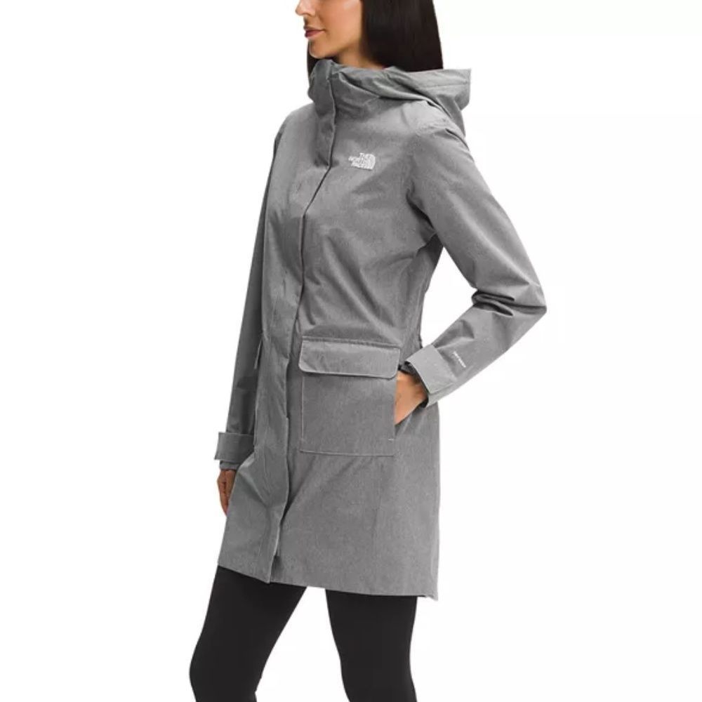 NEW THE NORTH FACE Women's City Breeze Rain Parka Coat - size Large - Picture 1 of 9